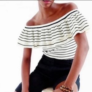 J Crew off shoulder knit